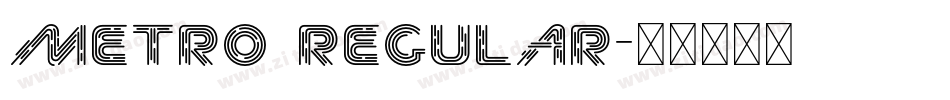 Metro Regular字体转换